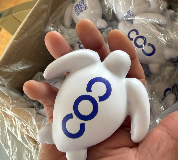 Get Your COC Turtle Stress Sponge at FOOMA JAPAN
